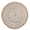 byRoom Teppich aus Jute mit Mandala Print