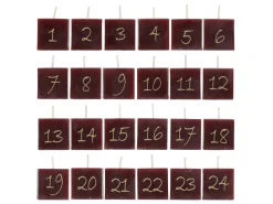 Chic Antique Adventskalender Kerzen 24 Stück