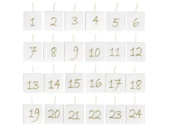 Chic Antique Adventskalender Kerzen 24 Stück