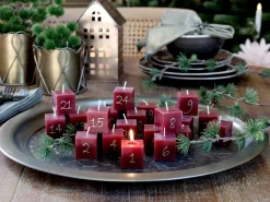 Chic Antique Adventskalender Kerzen 24 Stück