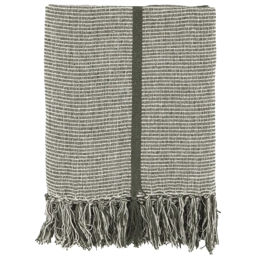 Chic Antique Aix Plaid aus Garnüberschuss, Streifen