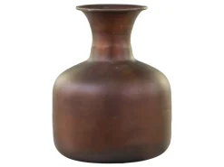 Chic Antique Alte Vase aus Aluminium