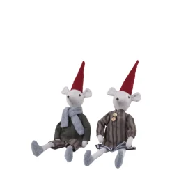 Chic Antique Asger & Agnes Weihnachtsmäuse sitzend