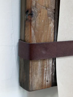 Chic Antique Aufhang für Papier in Recyclingholz