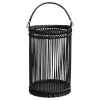 Chic Antique Bambus Laterne schwarz