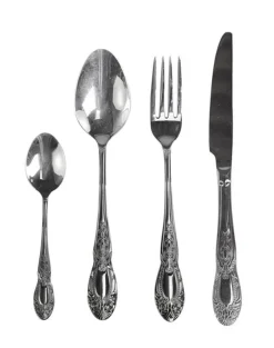 Chic Antique Besteck mit Dekor 4er Set