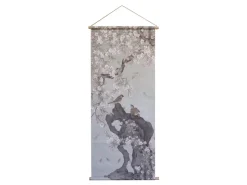 Chic Antique Blumendruck Leinwandbild zum Aufhängen