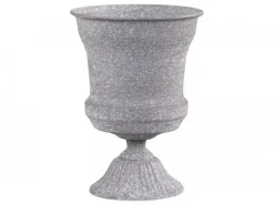 Chic Antique Blumentopf auf Fuß mit Dekor