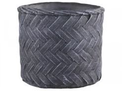 Chic Antique Blumentopf Corte mit Flechtmuster