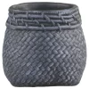 Chic Antique Blumentopf Corte mit Flechtmuster am Rand