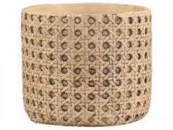 Chic Antique Blumentopf Corte mit französischem Flechtmuster