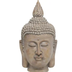Chic Antique Buddha Kopf aus Polyresin