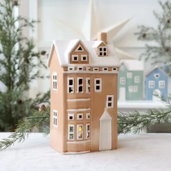 Chic Antique Chamonix Lichthaus 8 aus Keramik für Teelicht