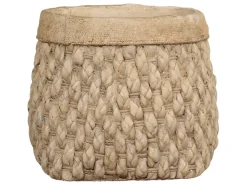 Chic Antique Corte Übertopf mit Flechtoptik