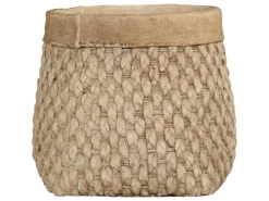 Chic Antique Corte Übertopf mit Flechtoptik