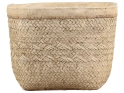 Chic Antique Corte Übertopf mit Geflecht Muster