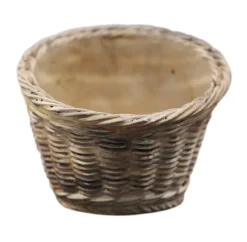 Chic Antique Corte Übertopf mit Flechtmuster