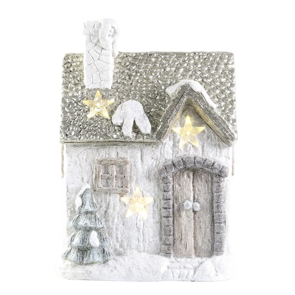 Chic Antique Deko Haus mit LED Stern