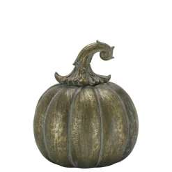 Chic Antique Deko Kürbis im Messing Look