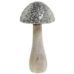 Chic Antique Deko Pilz mit glitzerndem Schirm