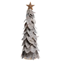 Chic Antique Deko Weihnachtsbaum aus Birkenrinde mit Stern