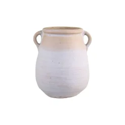 Chic Antique Dekovase aus Terracotta