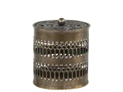 Chic Antique Dose mit Deckel und Muster