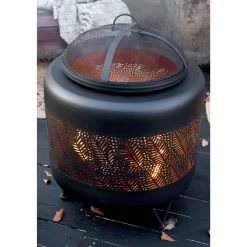 Chic Antique Eisen Feuerstelle