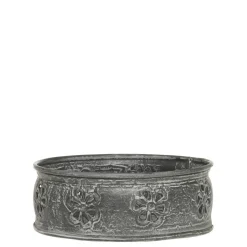 Chic Antique Eisen Tablett mit Muster