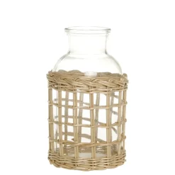 Chic Antique Flasche mit geflochtenem Muster