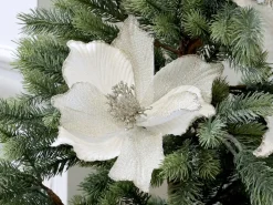 Chic Antique Fleur Blume mit Clips, Tannenbaumschmuck