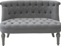 Chic Antique Franz. Sofa in Leinenstoff