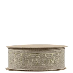 Chic Antique Geschenkband mit Merry Christmas