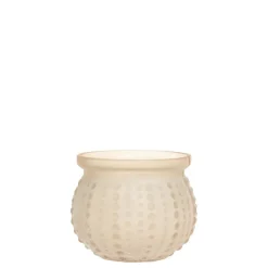 Chic Antique Glas Teelichthalter mit Muster