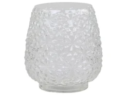 Chic Antique Glasvase mit Blumenmuster