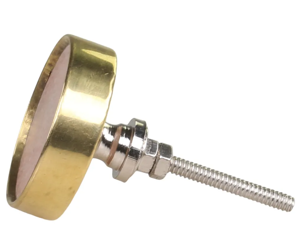 Chic Antique Griff aus Marmor mit Messingkante