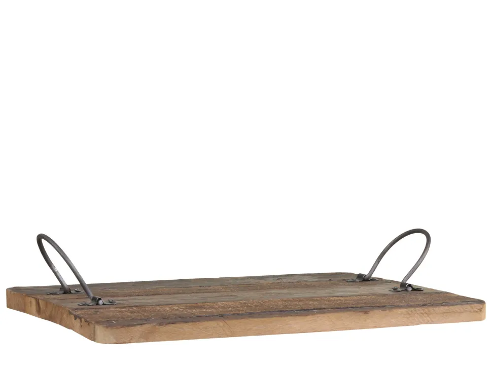 Chic Antique Grimaud altes Tablett mit Henkel