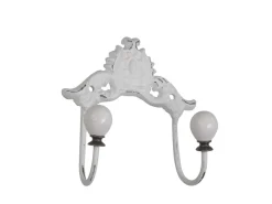 Chic Antique Hakenleiste mit Porzellangriffen