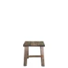 Chic Antique Hocker mit Muster auf Sitz