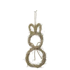 Chic Antique Kaninchen geflochten Wanddeko