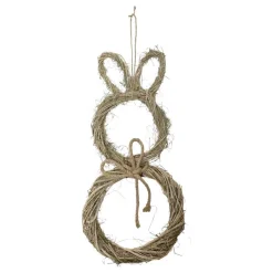 Chic Antique Kaninchen geflochten Wanddeko