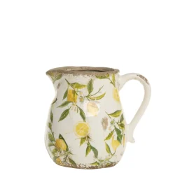 Chic Antique Kanne Limone mit Zitronenmotiv