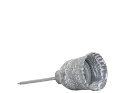 Chic Antique Kerzenhalter mit Spieß zink