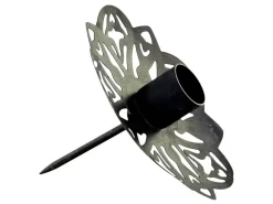 Chic Antique Kerzenhalter mit Spieß aus Eisen