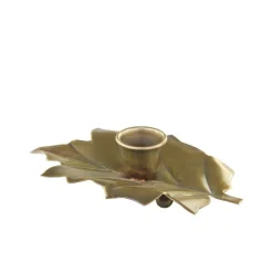 Chic Antique Kerzenständer in Blattform