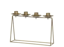 Chic Antique Kerzenständer mit 4 Haltern für Stabkerzen