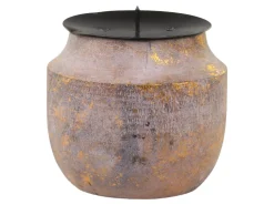 Chic Antique Kerzenständer aus Mangoholz