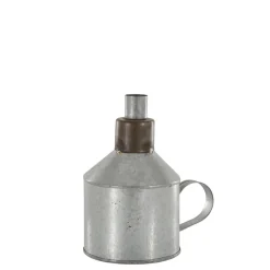 Chic Antique Kerzenständer für Stabkerzen, mit Henkel, Zink