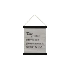 Chic Antique Kleine Leinwand mit Text zum Aufhängen