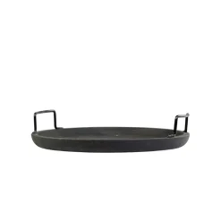 Chic Antique Laon Tapastablett aus Mangoholz mit Metallgriff